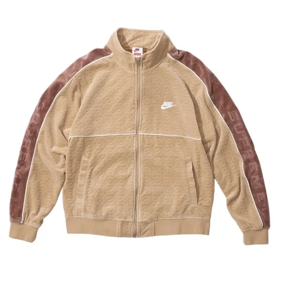 supreme nike velour track jacket